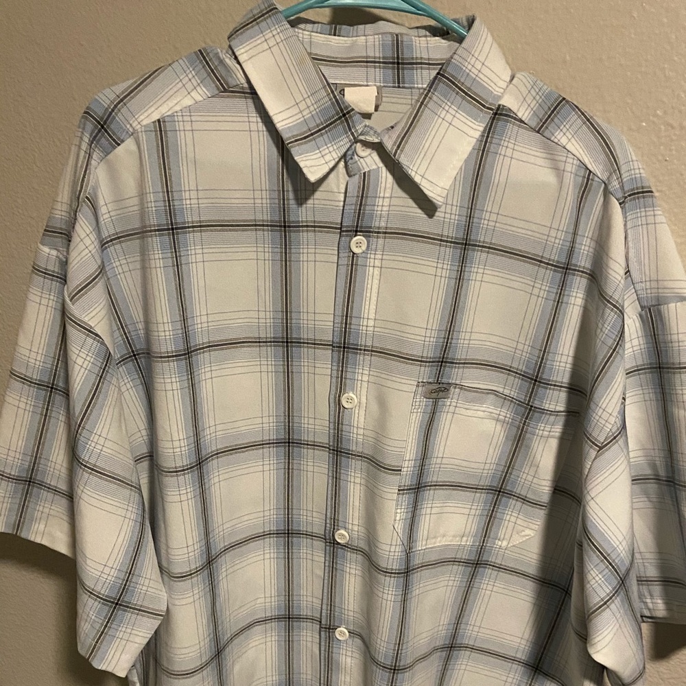 South Pole Hexagon Men Short Sleeve Button Up